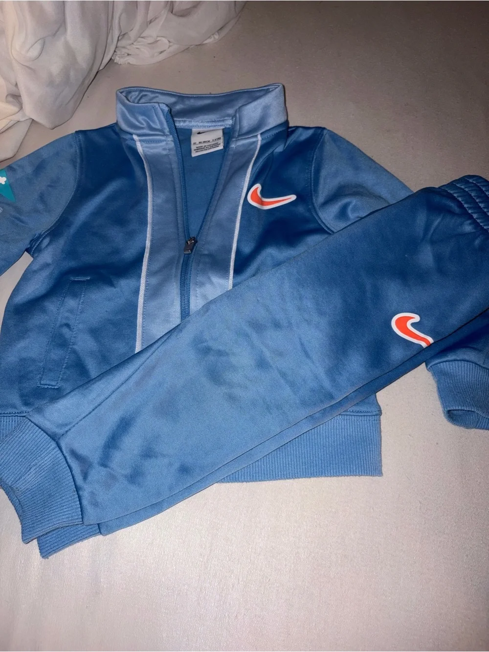 Nike Kids Blue Track Set & Under Armour Black Active Set - Matching Sportswear